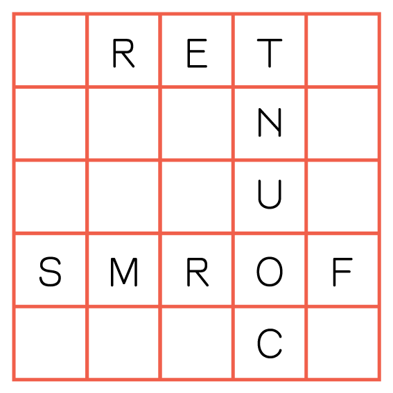 Counter Forms Crosswords